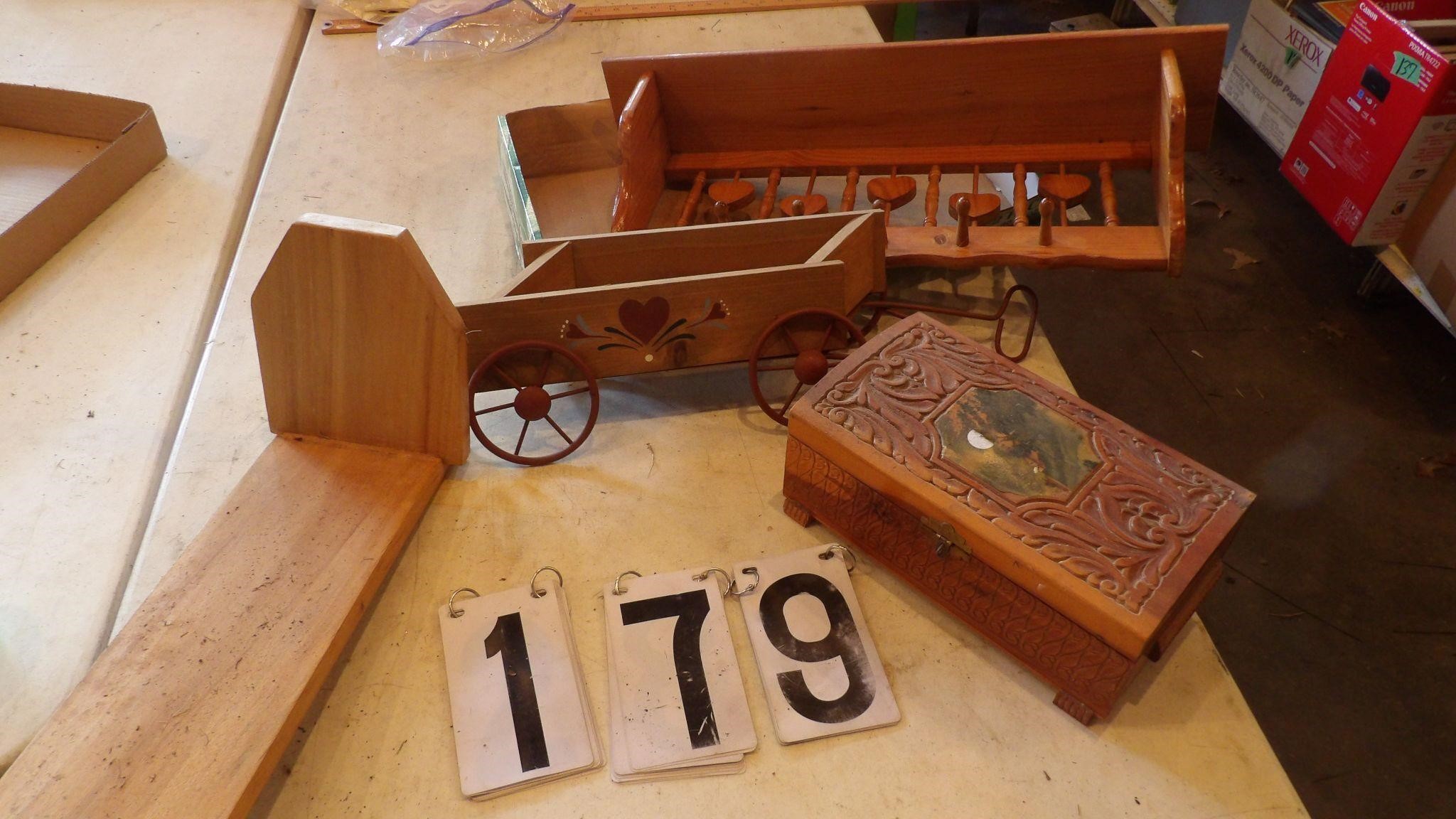 Wood Dresser Chest, Hanging Rack Book