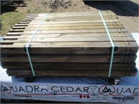 SKID OF 4X4 DECK POSTS