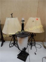 GROUP OF 3 TABLE LAMPS
