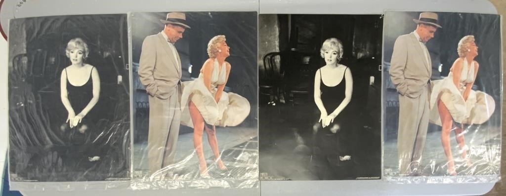 4 Marilyn Monroe posters: "The Seven Year Itch,"