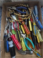 Tools: Hammer, Pliers, Screwdrivers,