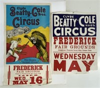 Posters: Clyde Beatty - Cole Bros. Circus -