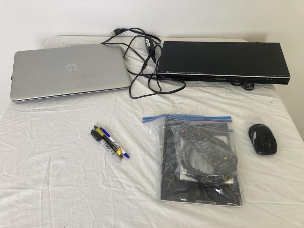 DVD Player and Laptop
