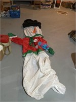 Large inflatable Snowman