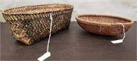 Pair of Hand Woven Baskets.