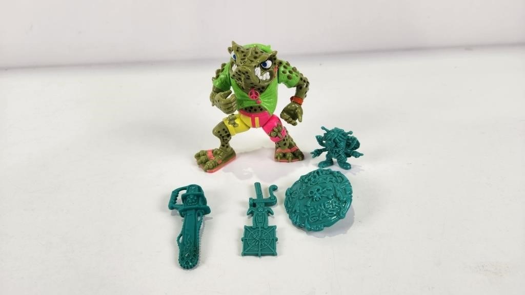 1990 TMNT Napoleon Bonafrog w/extra parts (some