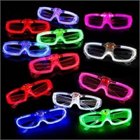 28 Packs LED Glasses 5 neon color