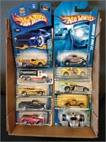 Flat of Hot Wheels