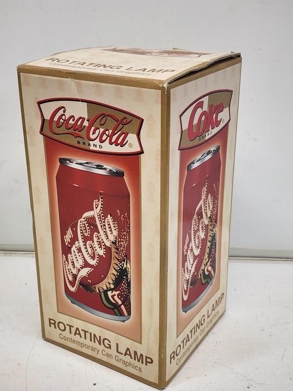 NIB Coca-Cola Rotating Lamp