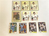 1980's Baseball Card LOT Pete Rose, Mike Schmidt,