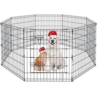 Pet Playpen Dog Pen Foldable Dog Exercise Fence 8