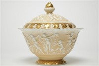 Von Schierholz Capri Porcelain Urn & Lid