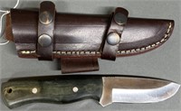 C.F.K. Cutlery Custom Knife w/ Leather Sheath