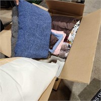 Large Box of Bedding size unknown