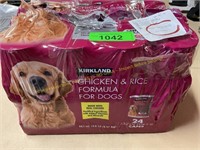 Kirkland chicken,rice formula can dog food