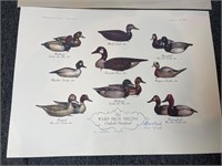 Signed Ward Bros. Decoys print L.E.