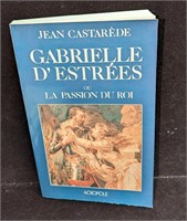 Jean Castarede Signed Gabrielle D'Estrees French S