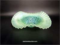 Beautiful Jefferson Glass Swirling Maze Opalescent