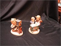 Two Hummel figurines:  5" and 4 3/4": The