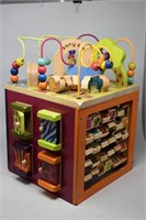 ZANY ZOO All Wood, Children's Activity Cube Toy