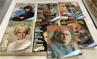 7 magazines - Country Music, Country Annual,