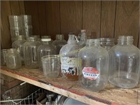 Group of various old jars
