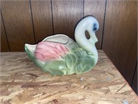 Pottery swan