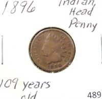 1896 INDIAN HEAD CENT