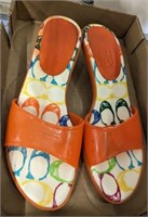 COACH HEELS SIZE 7.5