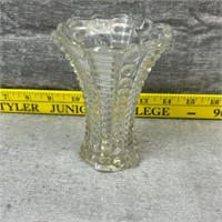 Indiana Glass Mayflower Clear Vase