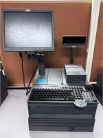 IBM 4800-742 POS System w/IBM Monitor