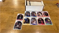 R. Box of basketball cards