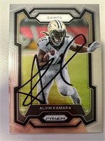 Saints Alvin Kamara Signed Card with COA