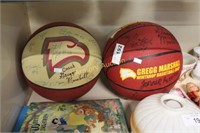 SIGNED GREGG MASHALL BASKETBALLS