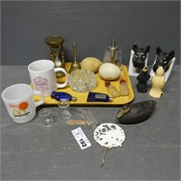 Tray Lot of Knick Knacks / Collectibles