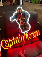 20 x 15” Neon Captain Morgans Sign