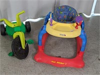 (2) Baby's Walker & Toddler's Tricycle