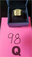 14K Gold Diamond Ring Size 4.5