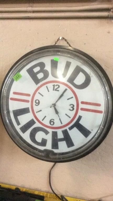 BUD LIGHT CLOCK
