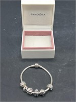 Pandora bracelet w Christmas charms sterling charm