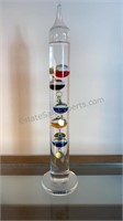 Galileo Thermometer 11 inches tall