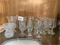 SMALL LIQUER GLASSES, ETC.