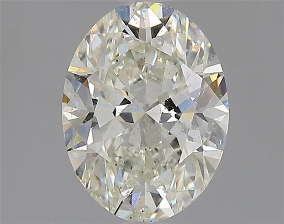 Gia Certified Oval Cut 1.54ct I1 Diamond