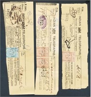 INDIA TELEGRAPH LOT USED FINE