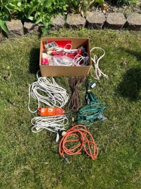 Box of electric cords