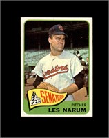 1965 Topps #86 Les Narum EX to EX-MT+