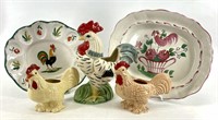 Tray- Rooster & Chicken Planters & Platters