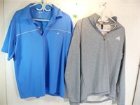 ADIDAS Golf Pants Size 34X30 & 2 Shirts L