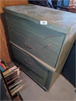 4-Drawer Dresser - Green