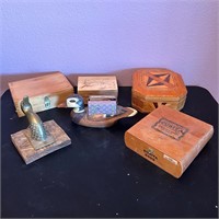 Wood Cigar Boxes, Decorative Storage Boxes ++